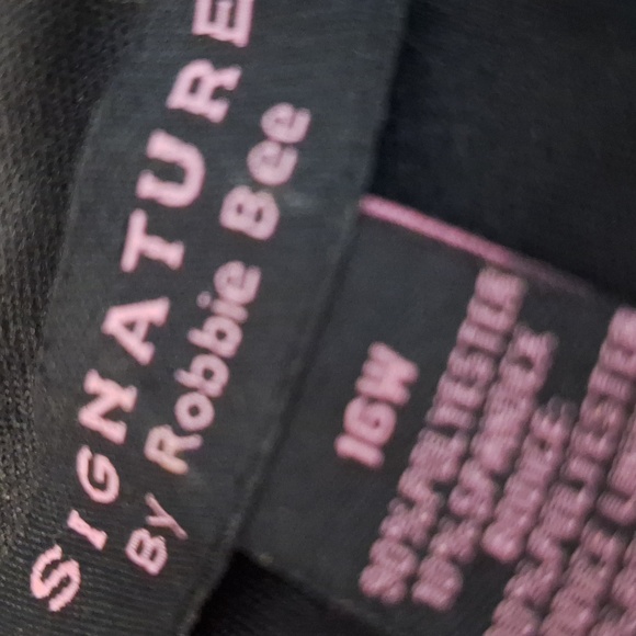 Formal Maxi Dress, Black And Gold, Floral Rose Design, Robbie Bee, Sz 16, NWOT - Picture 2 of 14